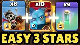 Super Minions + Dragon Riders = EASY 3 STARS! (TH17 Best Attack) | Clash of Clans