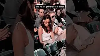Brad Pitt with girlfriend In&eacute;s De Ram&oacute;n at the Rock4EB! Benefit in September 23. #bradpitt