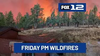 Oregon wildfire update, Friday July 24: Governor Kotek visits Akawa Butte Fire near Sisters