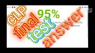 CLP advance programming language C final test answer