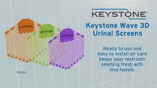 Keystone Wave 3D Urinal Screens Demo