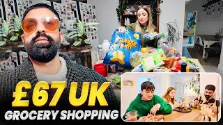 What &pound;67 Gets You in UK Groceries + Biryani Dawat Prep | The cheezy family #dailyvlog #familyvlog 