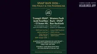 Trump&rsquo;s SNAP Junk Food Ban 2026: States, Rules, and the Bigger Food Stamp Shake-Up