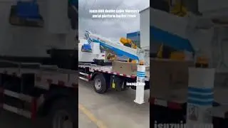 Isuzu NKR double cabin 18meters aerial platform bucket truck
