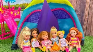 Barbie Doll Friends At Summer Camp