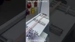 Anti slip elastic tape band silicone coating printing machine