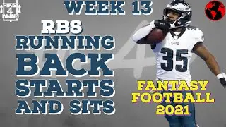 2021 Fantasy Football Running Back MUST STARTS and SITS week 13 - Fantasy Football Advice (RB)