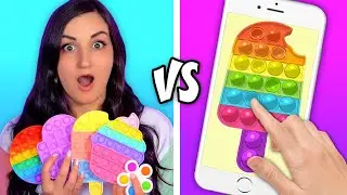 Pop It Real Life vs Digital