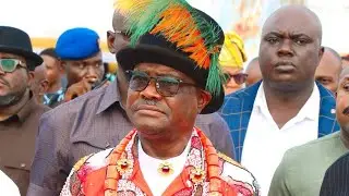 Wike, being dressed in Wakirike Traditional attire during the Grand Civic Reception in his honour 