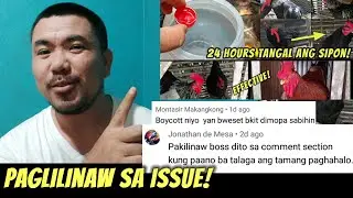 Paglilinaw sa issue tungko sa ratio ng zonrox at tubig!