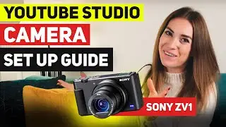 Youtube studio camera set up guide | The Sony ZV-1