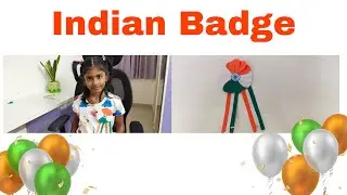 DIY Indian Badge-Indian flag badge- Tricolour badge.Make your own Indian badge.Republic day 2021!!!