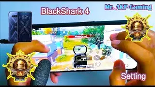 BlackShark 4 Test PUBG Mobile Handcam 5Finger Full Gyro Solo Vs Squad   game play