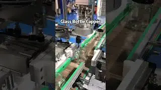 Glass bottle capping machine #cappingmachine #bottlecappingmachine #glassbottlecapping #capper