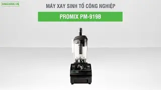 Promix PM-919B: M&aacute;y xay sinh tố c&ocirc;ng nghiệp, c&ocirc;ng suất 1500W mạnh mẽ, lưỡi dao bằng th&eacute;p kh&ocirc;ng gỉ
