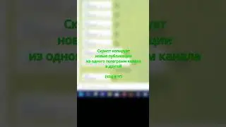 Этот скрипт копирует посты. Тг в закреплённом комментарии. #shorts #Shorts