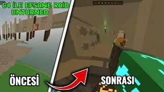 C4&rsquo;LERİ DİZDİK, BASE U&Ccedil;TU! | Unturned Raid
