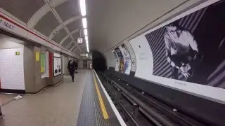 London Underground (Tube) at St Paul's Station 21 Feb 2016