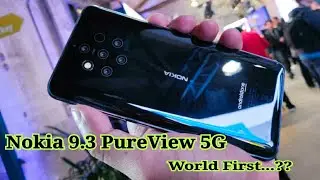 Nokia 9.3 PureView 5G, 108 MP Penta Camera, 8K Video Recording With Exclusive ZEISS Effects.