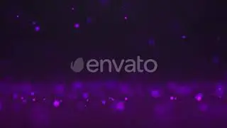 Purple Falling Particles Widescreen | Motion Graphics - Videohive template
