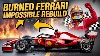 Restoring a Completely Burned Ferrari F1 Bolide (Impossible Rebuild) | F1 Pilot WON the Race!