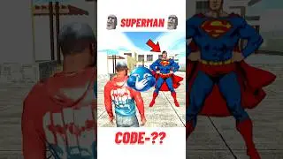 😱 Superman Character Cheat Code 🔥 Indian Bikes Driving 3D 🤯 #indianbikedriving3d #shorts #gaming