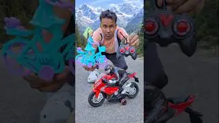 Cycle vs Rc super bike  unboxing testing #shorts