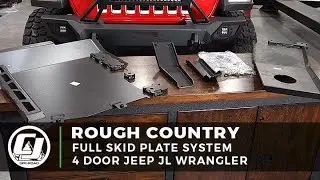 2018-2020 Jeep Wrangler JL | Rough Country Engine and Transfer Case Skid Plate