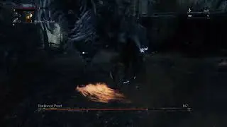 Darkbeast Paarl Boss Fight with Fire Paper on Ludwig's Holy Blade | Bloodborne Gameplay