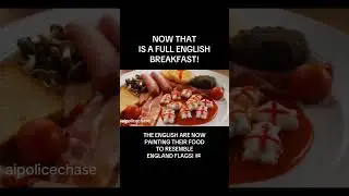 Now that is a full English breakfast! #englishbreakfast #fullenglishbreakfast #fryup #flag #flags