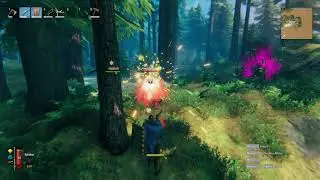 Valheim Sowapuss and I destroying greydwarfs nest