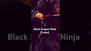 Black Dragon Ninjas (Cobra) #gijoeclassified #actionfigures #toys #6inchactionfigures #hasbro