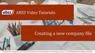 Creating a new company file in ABSS