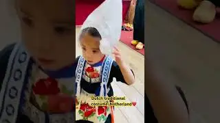 Dutch traditional costume ❤️#dutch #costume #netherlands #shortvideo #travel #viralvideo #lovely