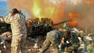 Syria War 2017 - SAA make gains against ISIS in hills near Palmyra [Real Clashes]
