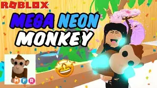 Making a MEGA NEON MONKEY on ADOPT ME!🐵