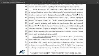 Zaptera files second amended complaint in the Aptera IP saga