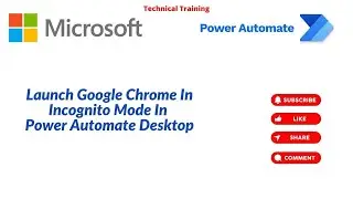 Как запустить Google Chrome в режиме инкогнито в Power Automate Desktop