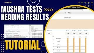 Reading MUSHRA Listening Tests Results using webMUSHRA and pyMUSHRA - Tutorial