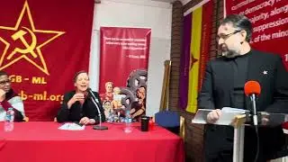 Джоти Брар и Поль Робсон открывают наше празднование 108-й годовщины Октябрьской революции