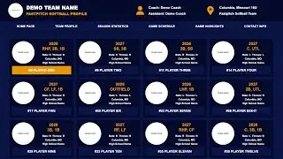 Fastpitch Profile Website Software Team Roster Manager
