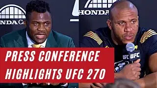 UFC 270 Press Conference HIGHLIGHTS: Francis Ngannou + Ciryl Gane [SUB ITA 🇮🇹]