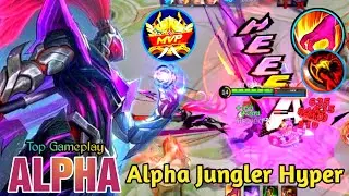 ALPHA BEST BUILD JUNGLER HYPER 2023 | BUILD TOP 1 GLOBAL ALPHA ~ MOBILE LEGENDS ⚡✨
