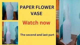 flower pot making 2025||Part 2#Tech Tips Art#paper clay design art#craft design technic#trending