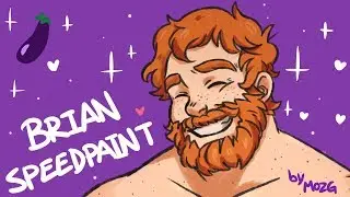 Brian Speedpaint (dream daddy)