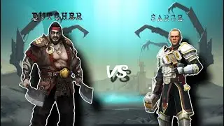 BUTCHER VS SARGE Random Match Fight IN Shadow Fight Arena