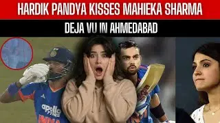 Hardik Pandya Kisses Mahieka Sharma😍Recreates Iconic Virushka Moment💝