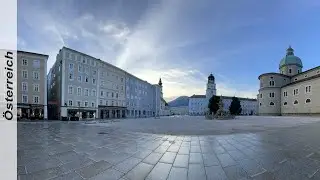 Spaziergang in die Altstadt von Salzburg [4K]