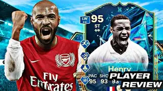 ¡EL MEJOR DELANTERO QUE HE PROBADO! 🤩 95 Thierry HENRY TOTS EVO PLAYER REVIEW FC 25 Ultimate Team