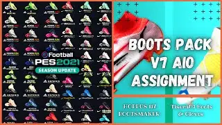 PES 2021 - Update Boots Pack V7 AIO By Hoppus 117 GABRI'S Boots Assigment | PC